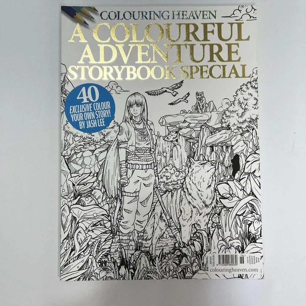 Colouring Heaven Adult Coloring Book ‎ A Colourful Adventure Storybook #76